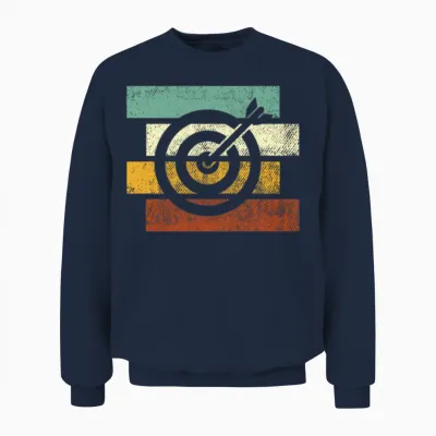 Darts Retro Unisex Sweatshirt - Navy