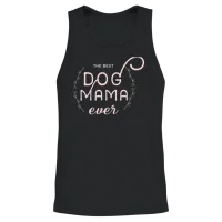 Dog Mom Shirt Dog Mama Gift Dog Lover Unisex Tank Top - Black – 2