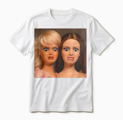 Disgusted Face Meme Doll Babe X Only Baby Love Date Fans Unisex T-Shirt - White