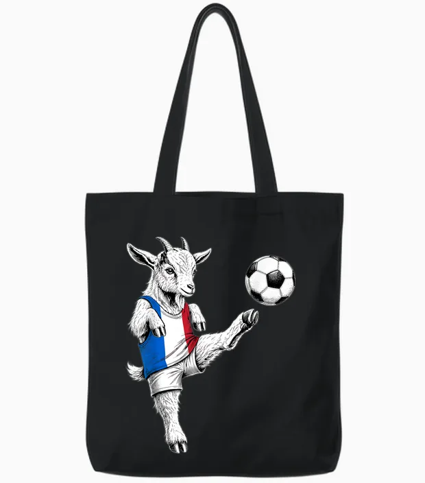 Drapeau Français Hommes Femmes Enfants France Tote Bags in Black