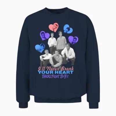 Backstreet Boys I'll Never Break Your Heart Unisex Sweatshirt - Navy