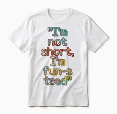 Funny Design Unisex T-Shirt - White