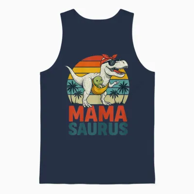 Mamasaurus – Cadeau Drôle Fête Des Mères Original Unisex Tank Top - Navy