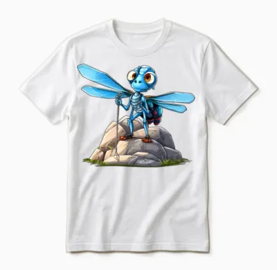 Dragonfly Mountaineer / Hiking Dragonflies Unisex T-Shirt - White