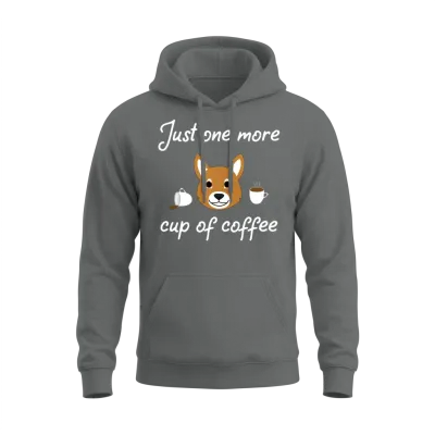 Funny Coffee Unisex Hoodie - Graphite Heather