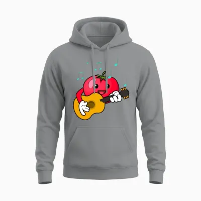 Funny Tomato Outfit Unisex Hoodie - Sport Grey