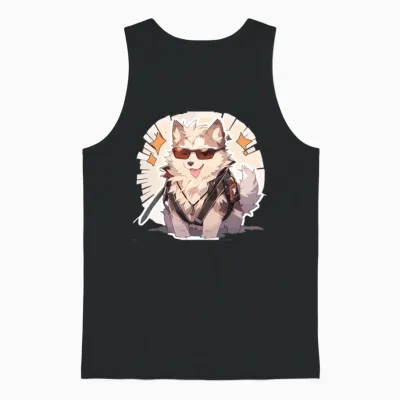 Dogs Pet Dog Owner Dog Lover Animal Unisex Tank Top - Black