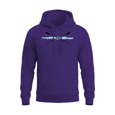 Rowing, Crew Unisex Hoodie - Purple
