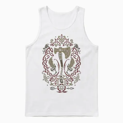 God of War Leviathan Unisex Tank Top - White