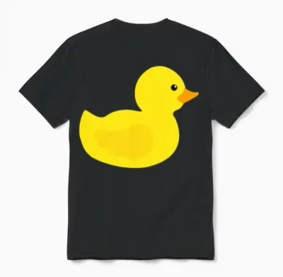 Rubber Duck Unisex T-Shirt - Black