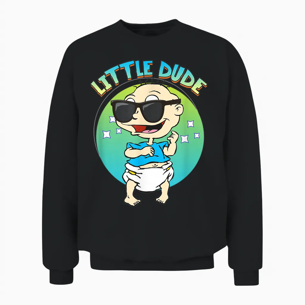 Tommy Pickles - Little Dude Unisex Sweatshirt in Black