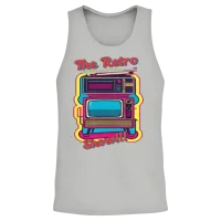 The Retro Show Unisex Tank Top - Ash – 2
