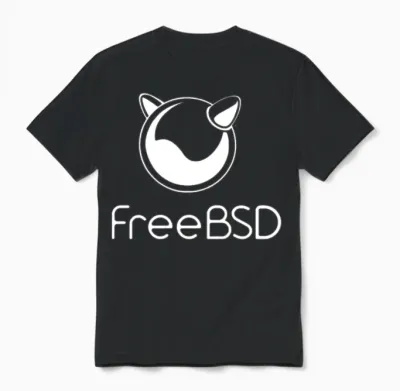 Freebsd Unisex T-Shirt - Black