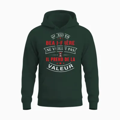 A Super Brother-In-Law Does Not Age Gift Brother-In-Law T-Shirt, Black, S Unisex Hoodie - Forest