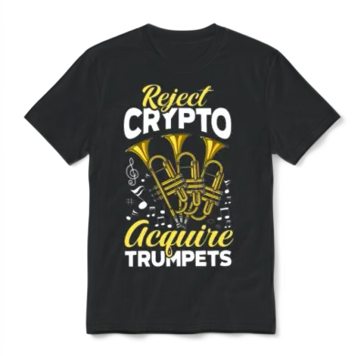 Funny Trumpet Player Gift Unisex T-Shirt - Black