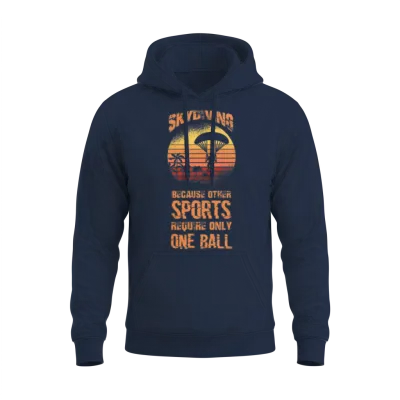 Funny Skydiving Quote Unisex Hoodie - Navy