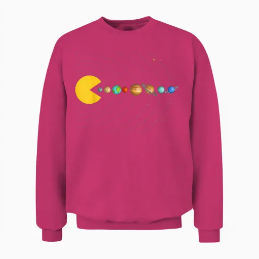 Solar System Astronomy Space Video Games Funny Gifts Graphic Unisex Sweatshirt - Heliconia