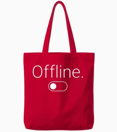 Offline Tote Bags - Red