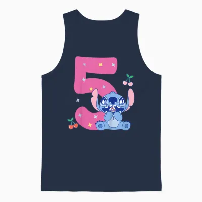 Lilo & Stitch 5 Birthday Unisex Tank Top - Navy