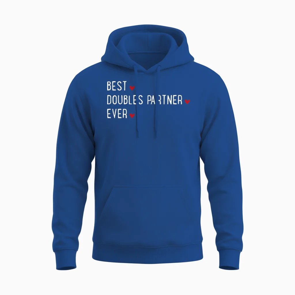 Doubles Partner Unisex Hoodie in Royal