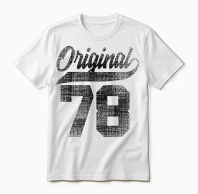 46th Birthday Original Men Women Vintage 1978 T-Shirt, White Unisex T-Shirt - White