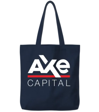 Axe Capital Tote Bags - Navy