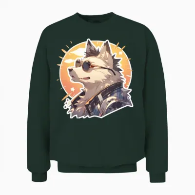 Dogs Pet Dog Owner Dog Lover Animal Unisex Sweatshirt - Forest