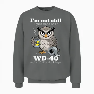 I'm Not Old I Just Need Some and a Little Turtle Tape Eule Unisex Sweatshirt - Graphite Heather