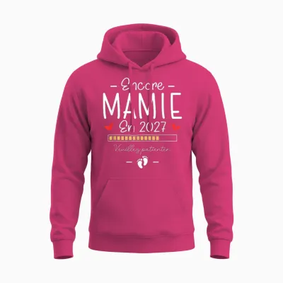 Encore Mamie En 2027 - Annonce Grossesse Pour La 2ème Fois Unisex Hoodie - Heliconia