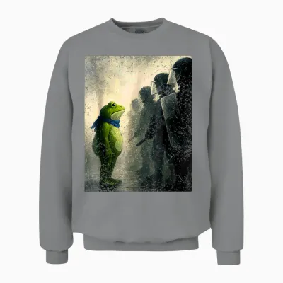 Portland Frog Protest Unisex Sweatshirt - Sport Grey