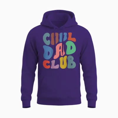 Cool Dads Club Geschenk Zum Vatertag, Vatertag, Geburtstagsgeschenk Unisex Hoodie - Purple