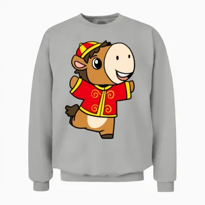 Horse Zodiac Unisex Sweatshirt - Ash