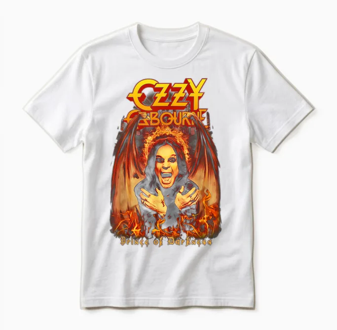 Ozzy Osbourne Demon Wings Unisex T-Shirt in White