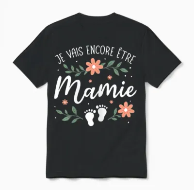 I Will Be Granny Again 2026 - New Big Parent Unisex T-Shirt - Black
