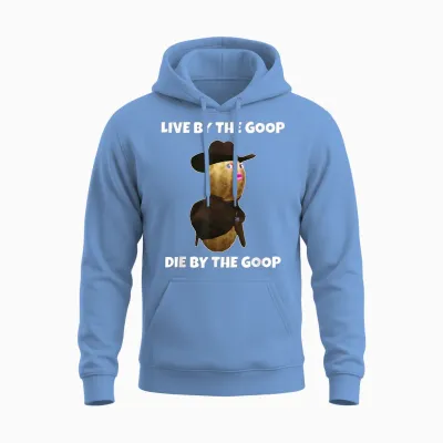 The Burnt Peanut Bungulator Goop Goop Tees Unisex Hoodie - Carolina Blue