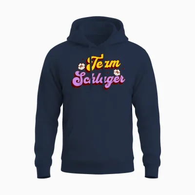 Schlager Party Team Schlager Unisex Hoodie - Navy