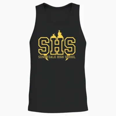Buffy the Vampire Slayer Sunnydale School Logo Unisex Tank Top - Black