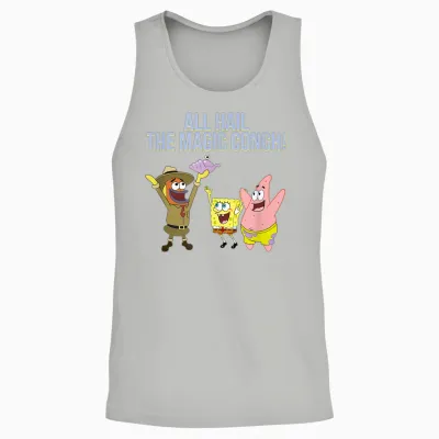 All Hail the Magic Conch! Unisex Tank Top - Ash