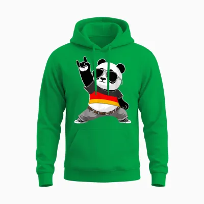 Deutschlandflagge Herren Damen Kinder Deutschland Unisex Hoodie - Irish Green