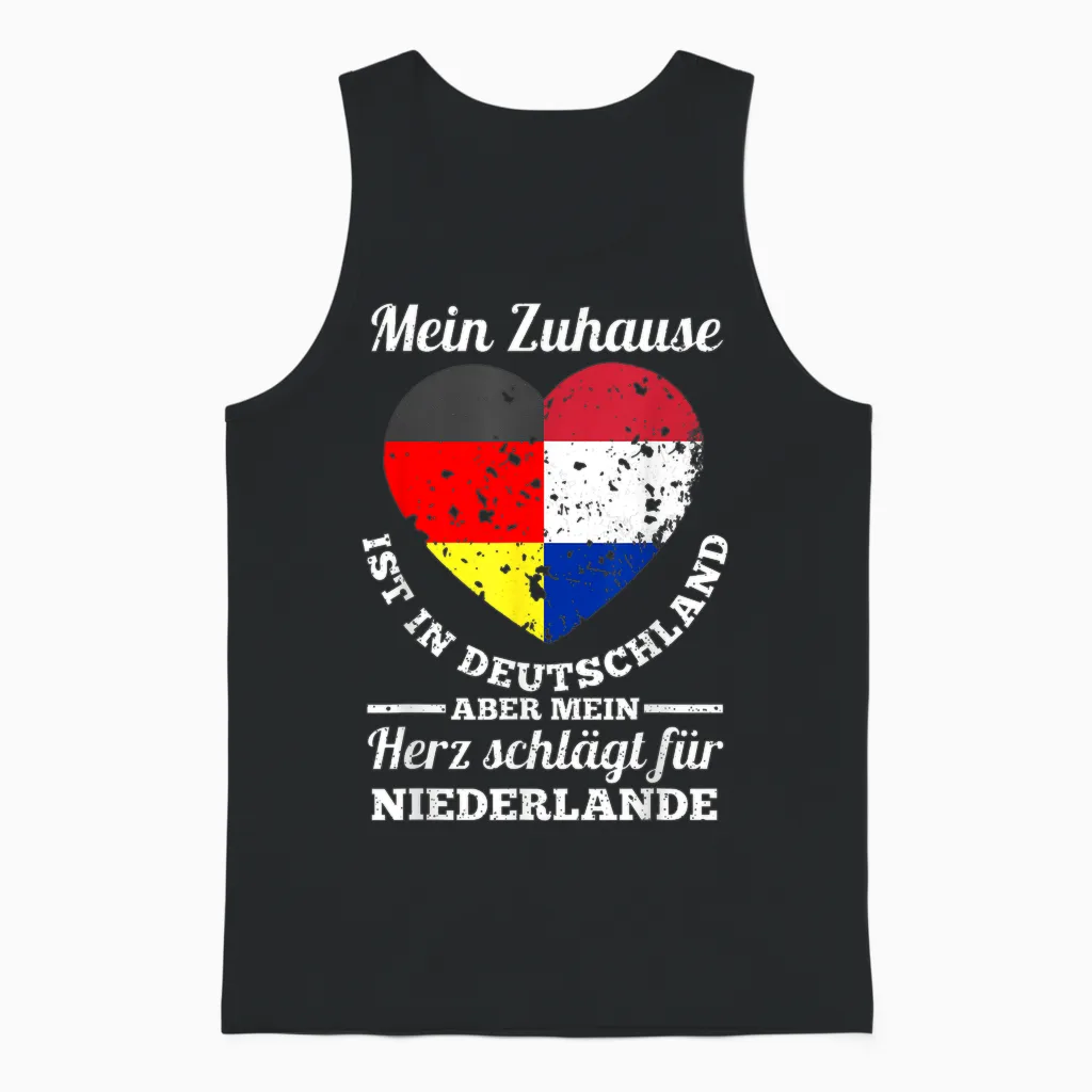 Holland Niederländer Deutschland Niederlande Unisex Tank Top in Black