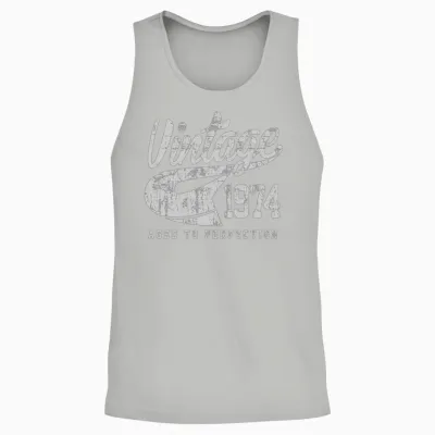 Vintage 1974 Unisex Tank Top - Ash