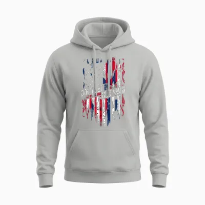 Don't Let the Old Man in - Vintage American Unisex Hoodie - Ash