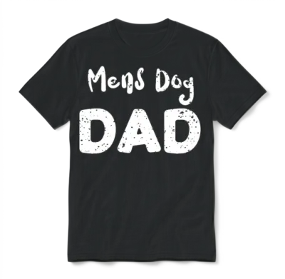 Mens Dog Dad - Dogs Unisex T-Shirt - Black