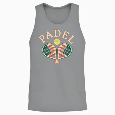Padel American Unisex Tank Top - Sport Grey