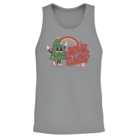 Retro Christmas Unisex Tank Top - Sport Grey – 2