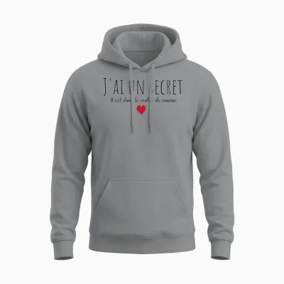 Enfant J'ai Un Secret, Future Big Brother, Future Big Sister Unisex Hoodie - Sport Grey