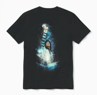 Pop Superstar World Tour King of Pop 1988 Unisex T-Shirt - Black