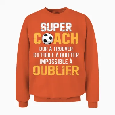 Coach Football Coach Gift Coach Football End Season Unisex Sweatshirt - Orange