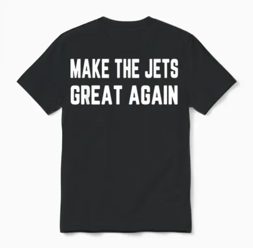 Make the Jets Great Again Unisex T-Shirt in Black