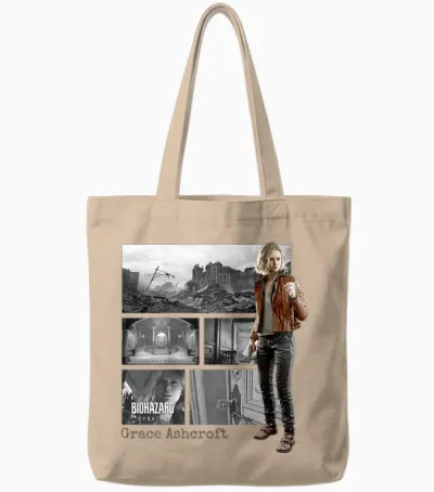 Resident Evil Requiem Grace Bp Tote Bags - Natural
